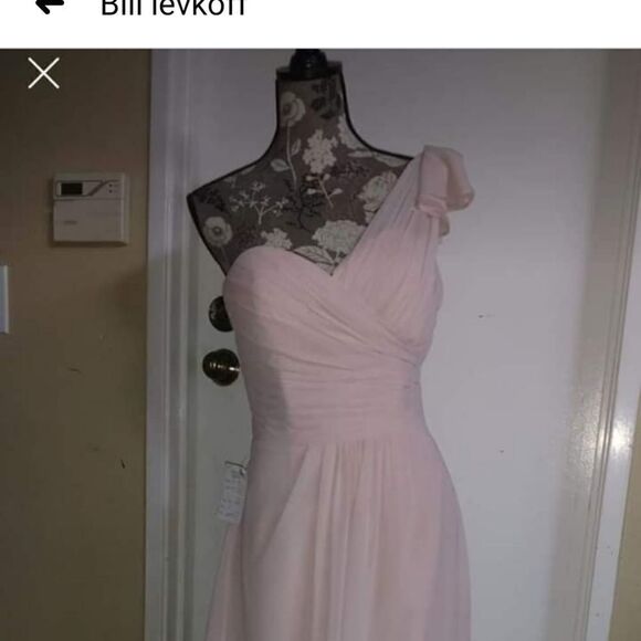 Bill levkoff light pink bridesmaid/gown - Picture 4 of 11